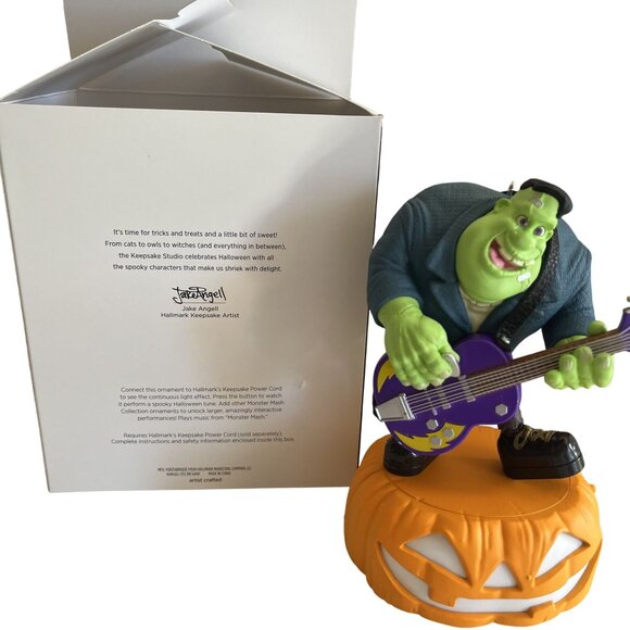 Hallmark Keepsake 2019 Frank On Guitar Monster Mash Halloween Ornament - Picture 3 of 5